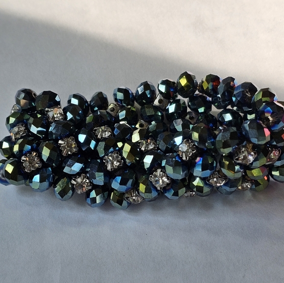 Vintage Peacock AB Stretch Bracelet - Picture 3 of 6